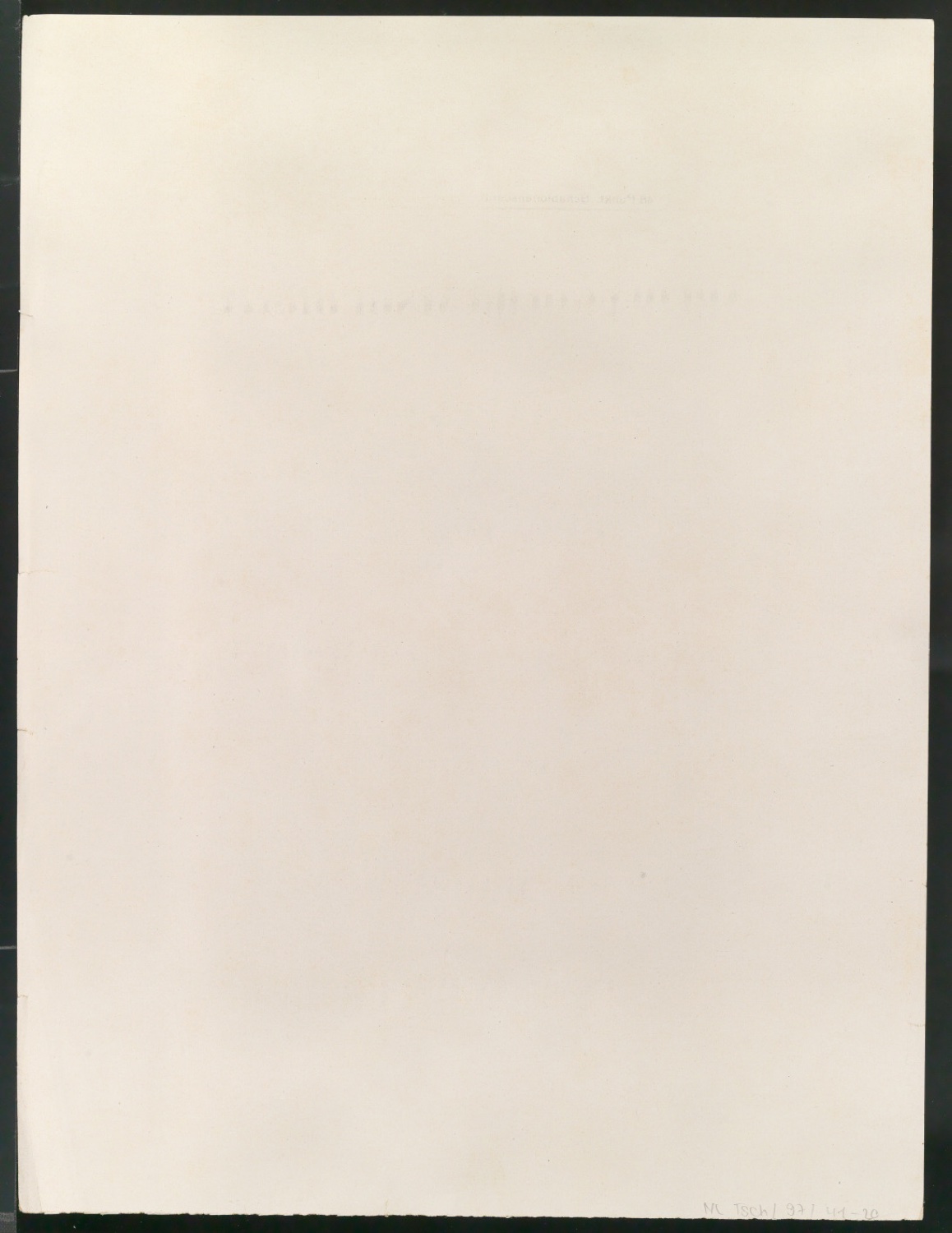 Probedrucke von Schriftproben für Schablonenschrift für die Stempel AG — Blatt 6