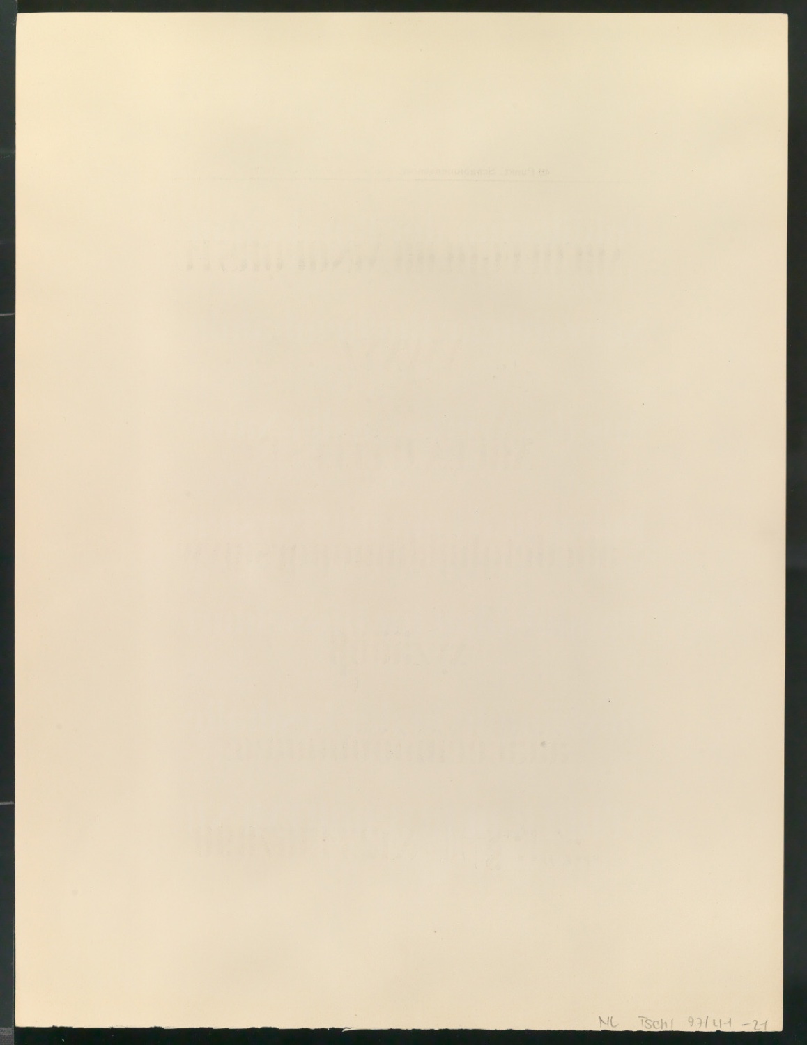 Probedrucke von Schriftproben für Schablonenschrift für die Stempel AG — Blatt 8
