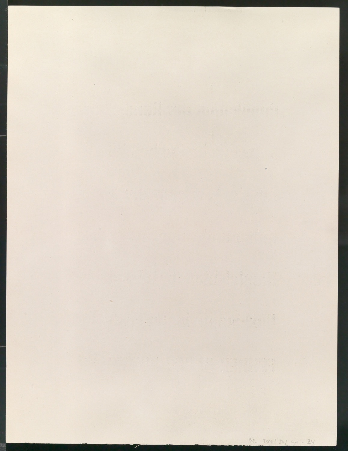 Probedrucke von Schriftproben für Schablonenschrift für die Stempel AG — Blatt 14