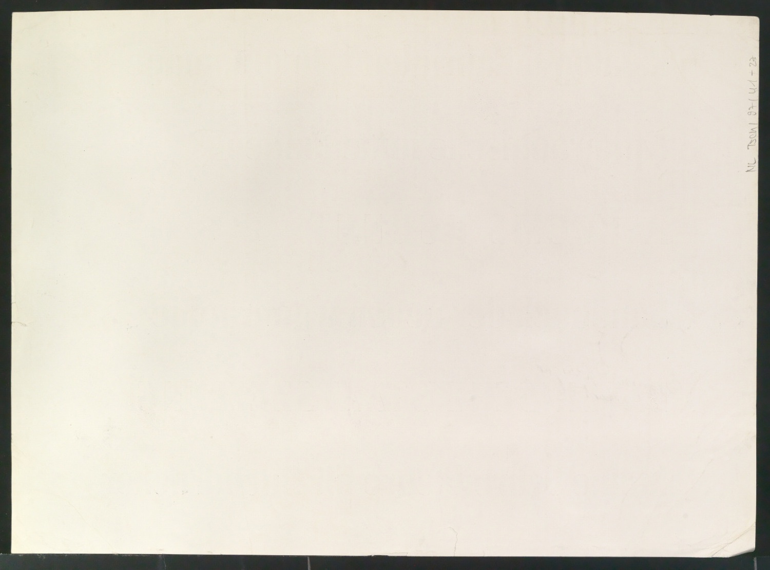 Probedrucke von Schriftproben für Schablonenschrift für die Stempel AG — Blatt 20