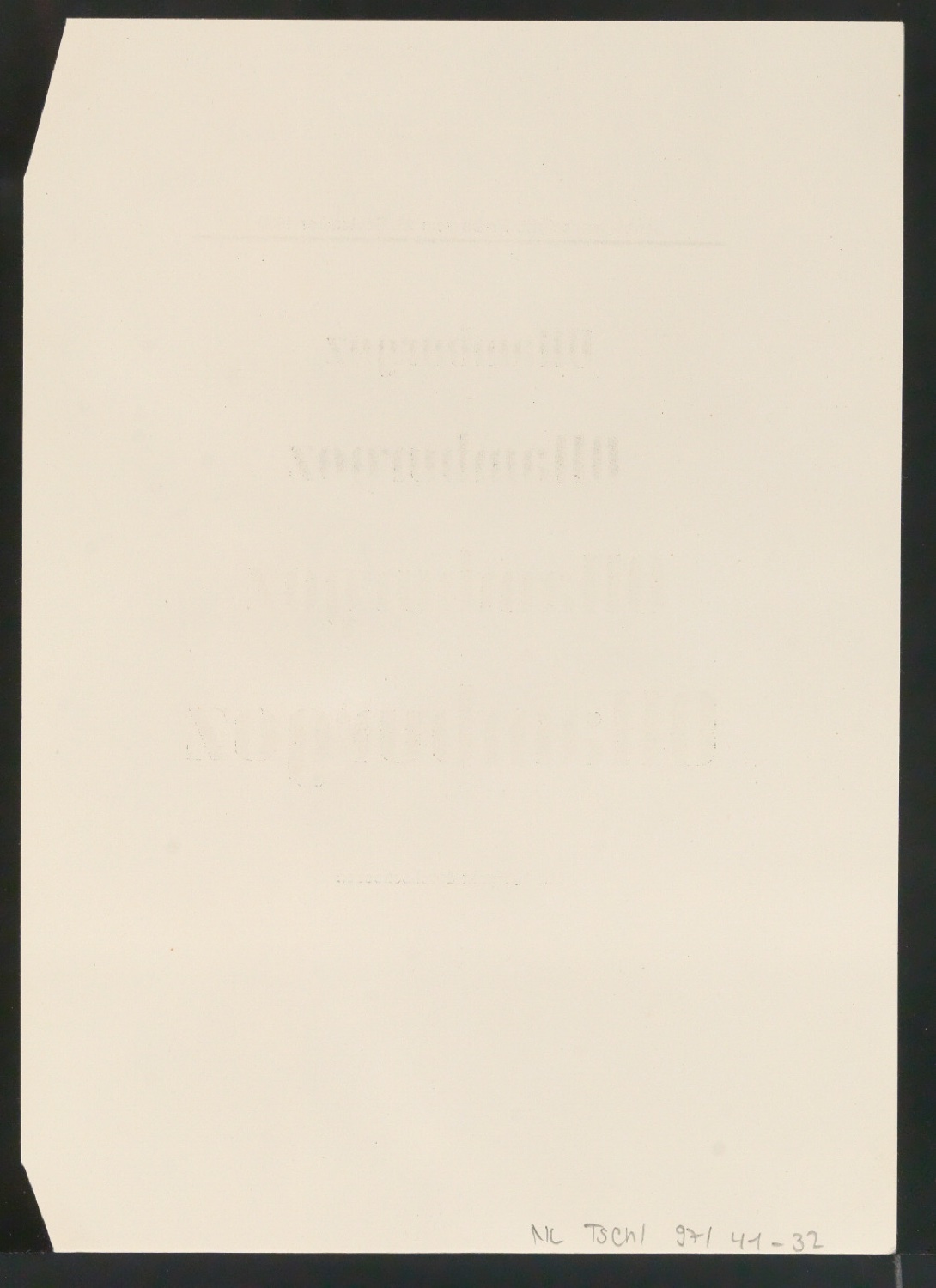 Probedrucke von Schriftproben für Schablonenschrift für die Stempel AG — Blatt 28
