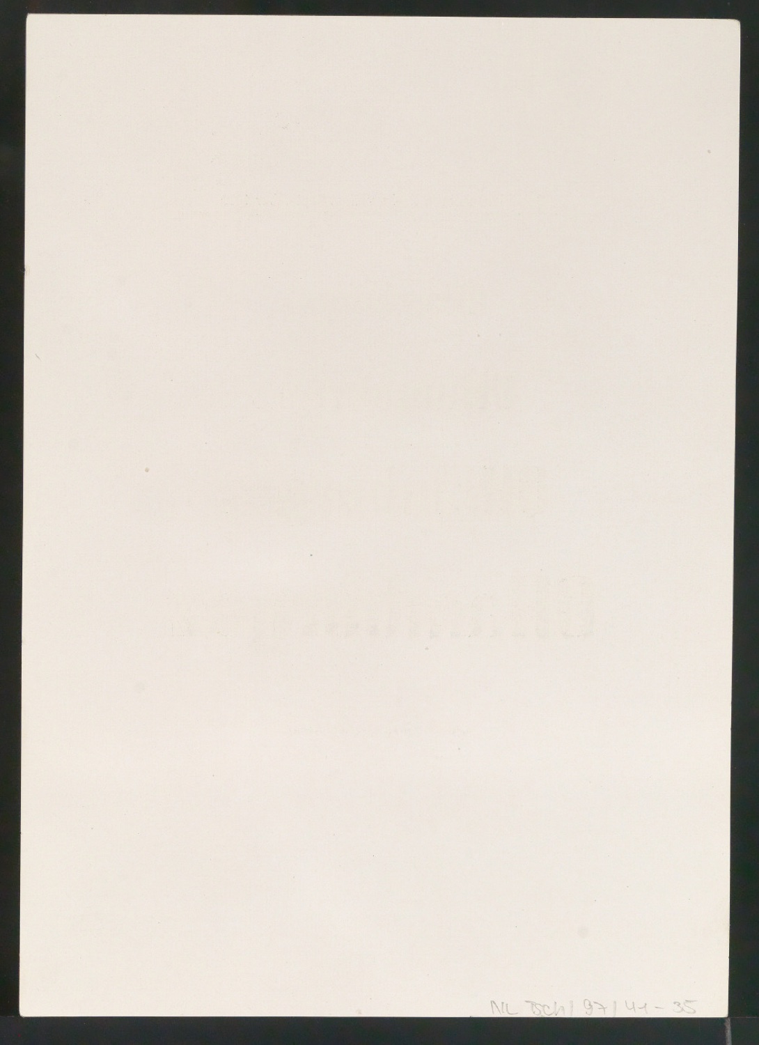 Probedrucke von Schriftproben für Schablonenschrift für die Stempel AG — Blatt 32