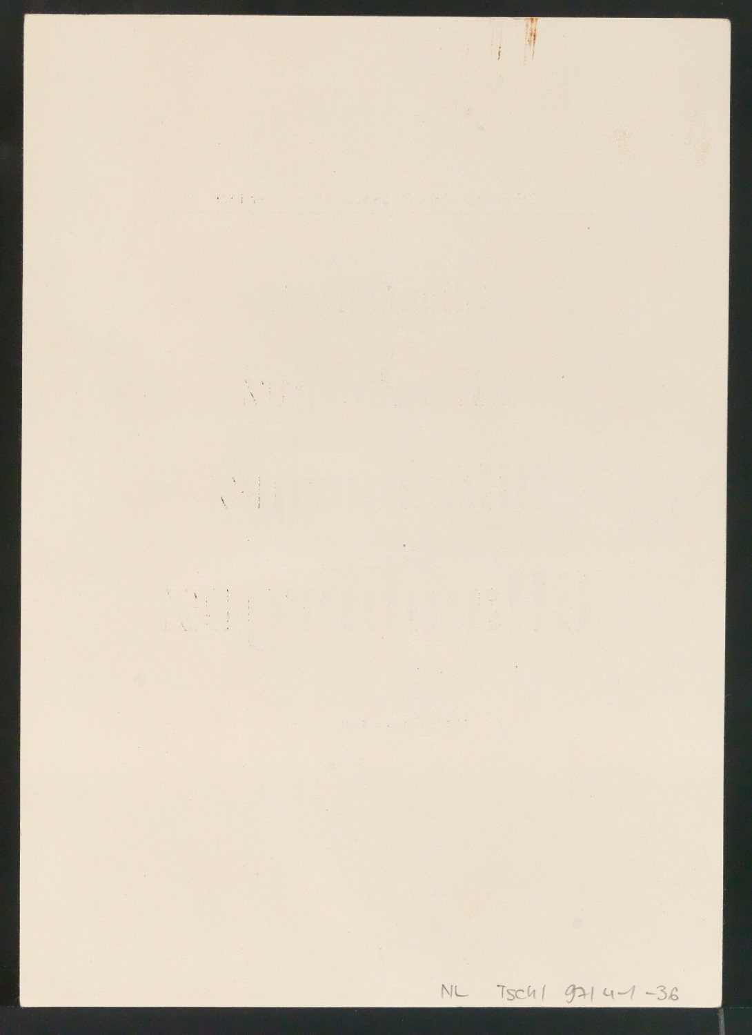 Probedrucke von Schriftproben für Schablonenschrift für die Stempel AG — Blatt 34