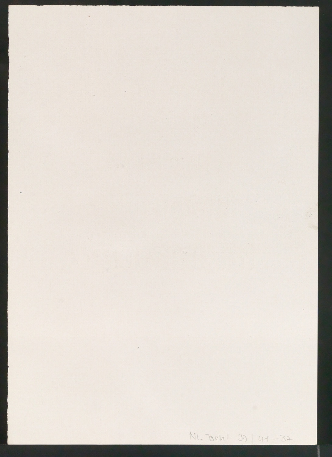 Probedrucke von Schriftproben für Schablonenschrift für die Stempel AG — Blatt 36