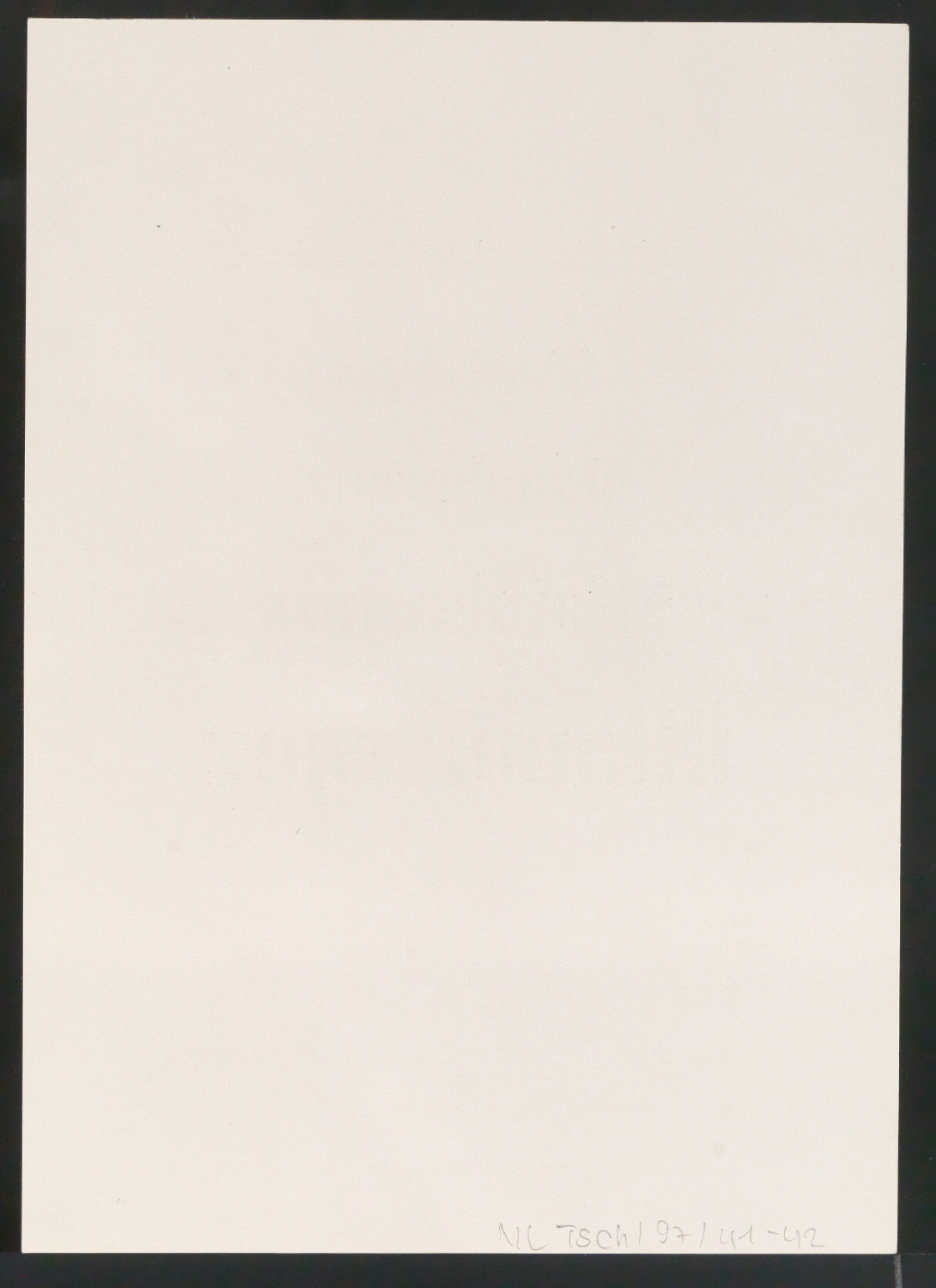 Probedrucke von Schriftproben für Schablonenschrift für die Stempel AG — Blatt 48