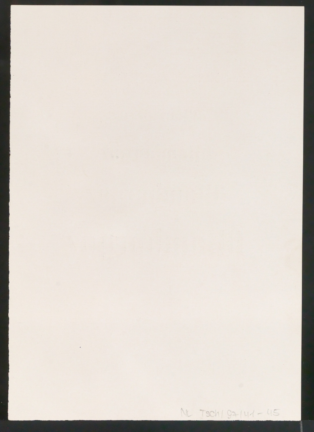 Probedrucke von Schriftproben für Schablonenschrift für die Stempel AG — Blatt 54
