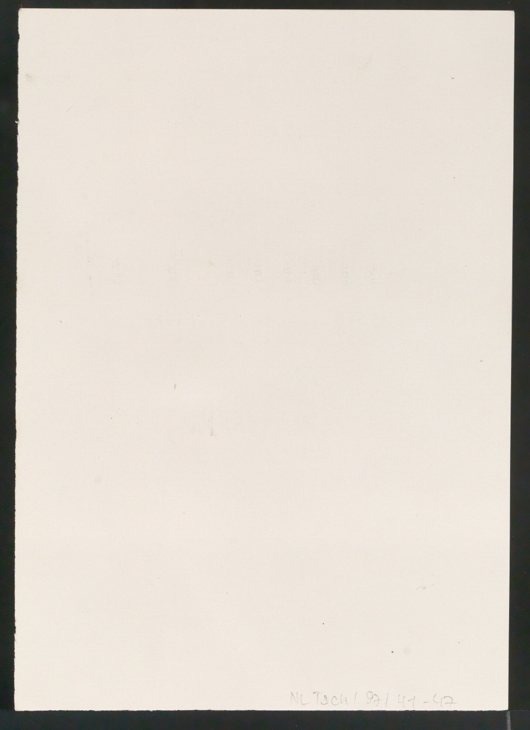Probedrucke von Schriftproben für Schablonenschrift für die Stempel AG — Blatt 58