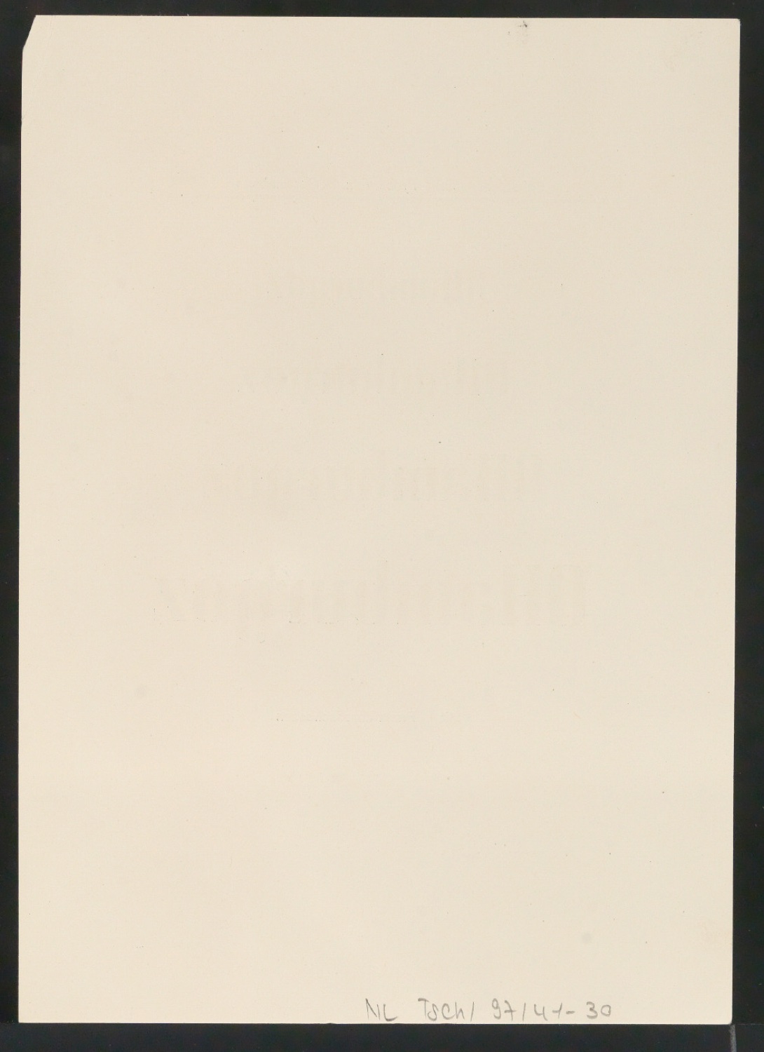 Probedrucke von Schriftproben für Schablonenschrift für die Stempel AG — Blatt 60