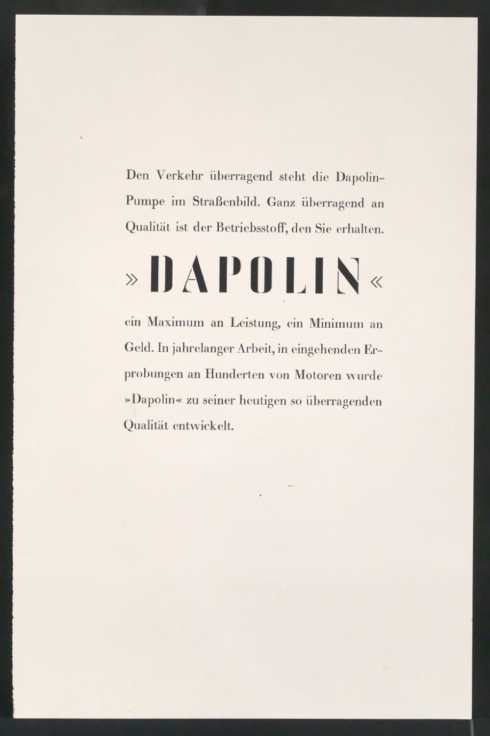 Probedrucke von Schriftproben für Schablonenschrift für die Stempel AG — Blatt 69