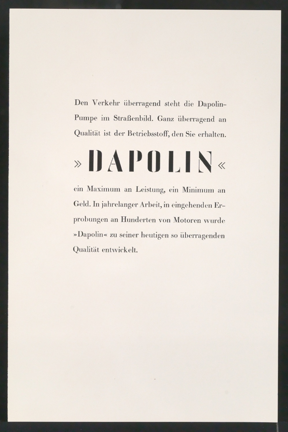 Probedrucke von Schriftproben für Schablonenschrift für die Stempel AG — Blatt 73