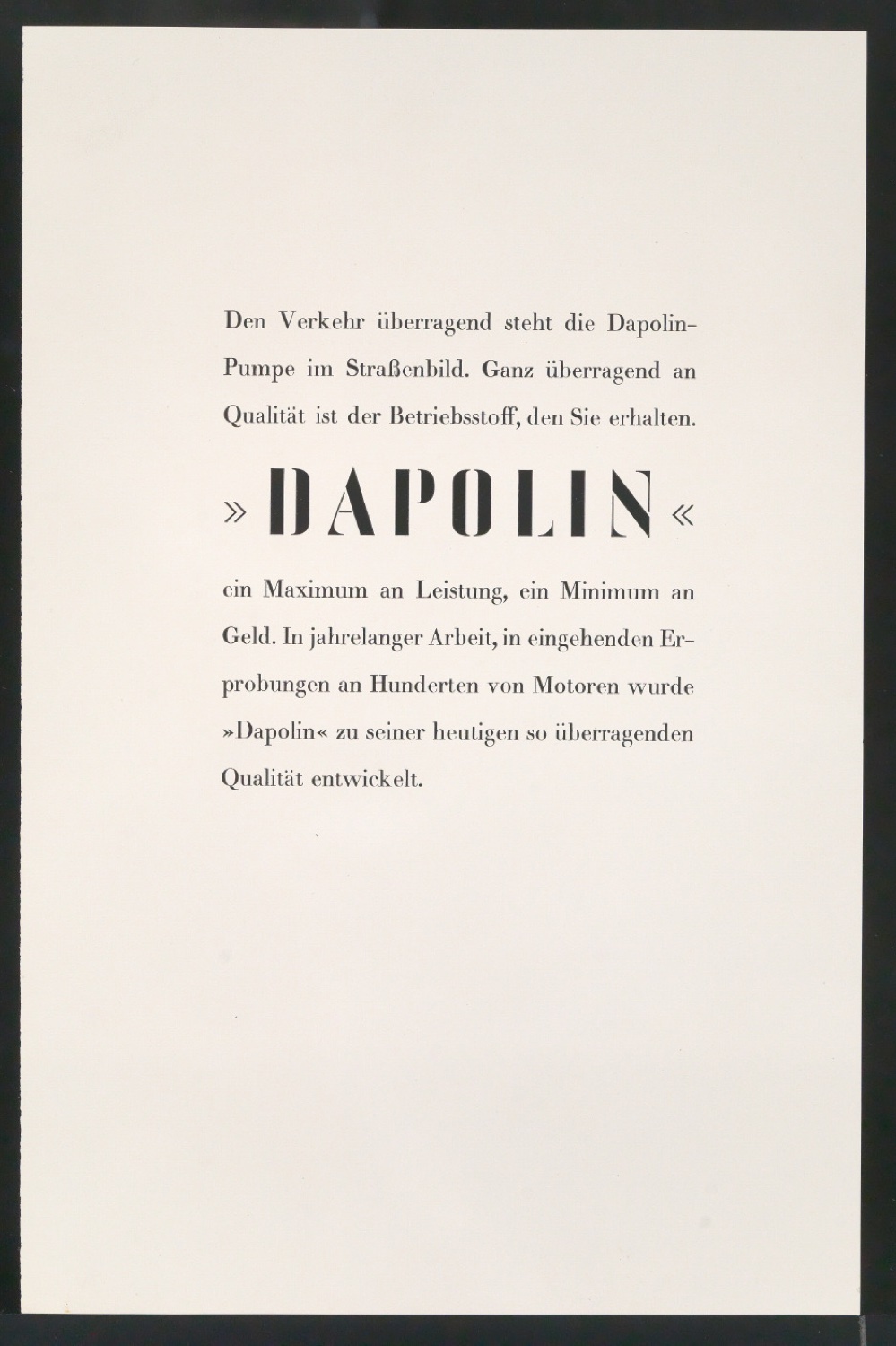 Probedrucke von Schriftproben für Schablonenschrift für die Stempel AG — Blatt 75