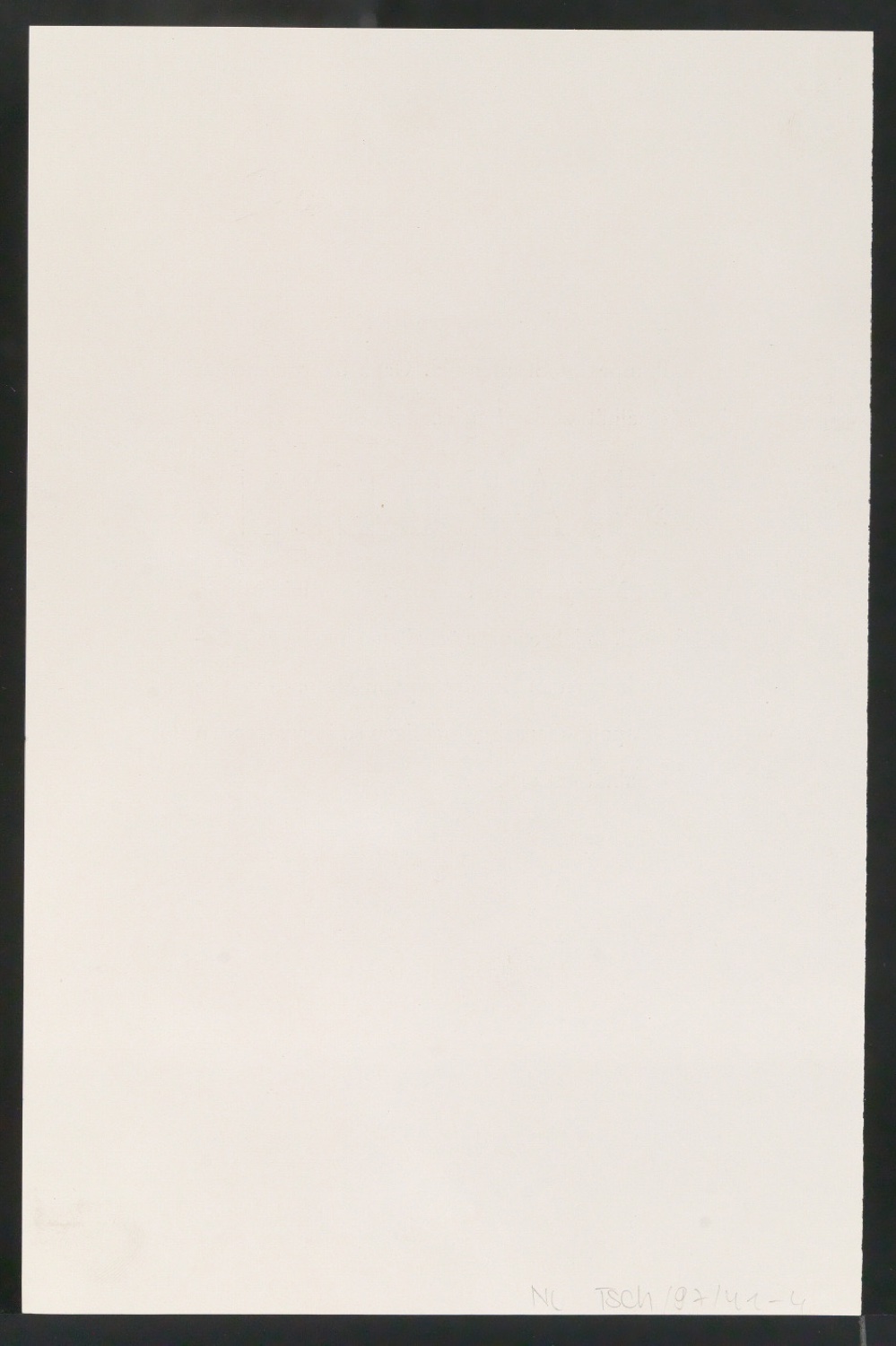 Probedrucke von Schriftproben für Schablonenschrift für die Stempel AG — Blatt 76