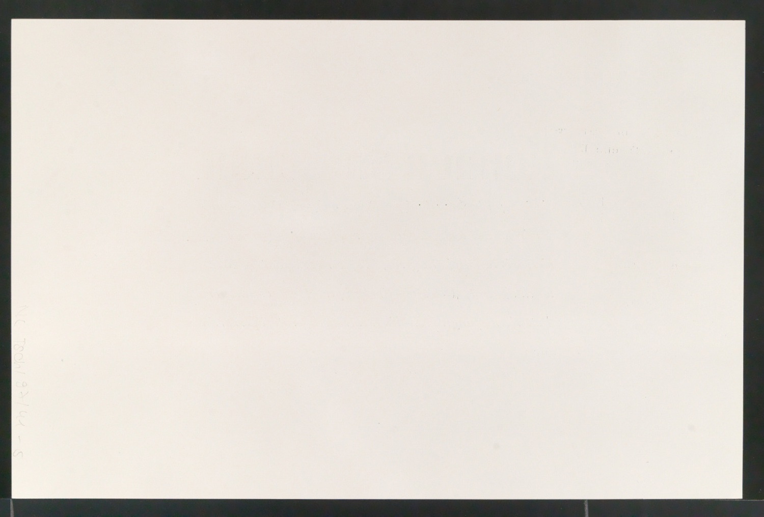Probedrucke von Schriftproben für Schablonenschrift für die Stempel AG — Blatt 78