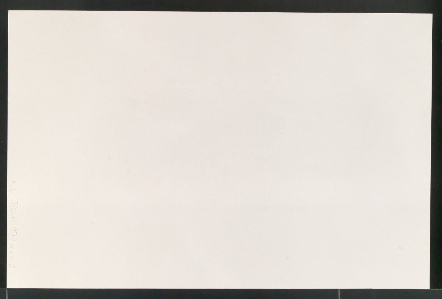Probedrucke von Schriftproben für Schablonenschrift für die Stempel AG — Blatt 80