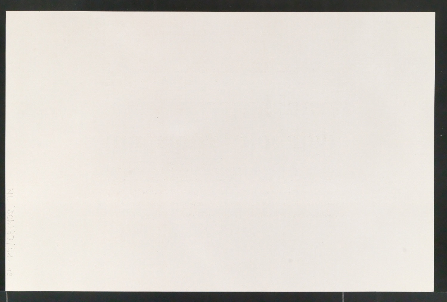 Probedrucke von Schriftproben für Schablonenschrift für die Stempel AG — Blatt 88
