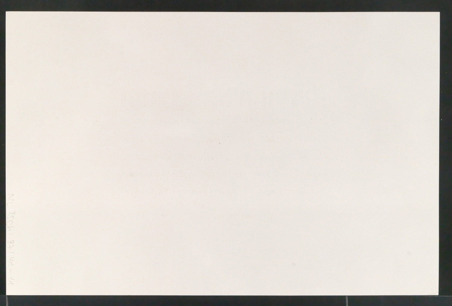 Probedrucke von Schriftproben für Schablonenschrift für die Stempel AG — Blatt 90