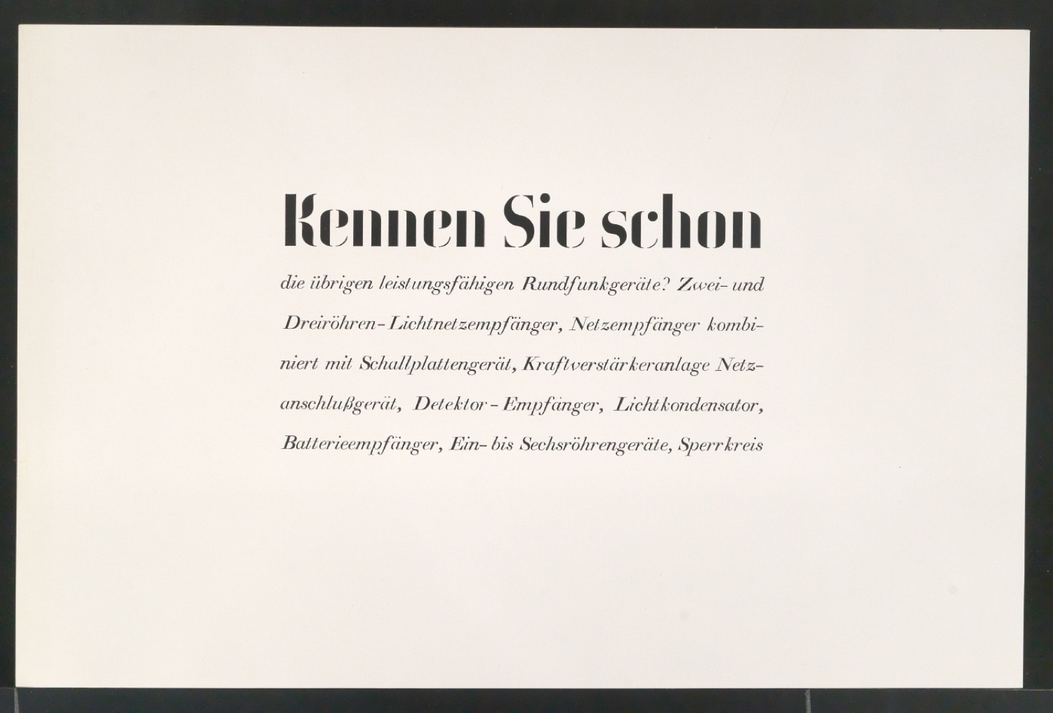 Probedrucke von Schriftproben für Schablonenschrift für die Stempel AG — Blatt 91