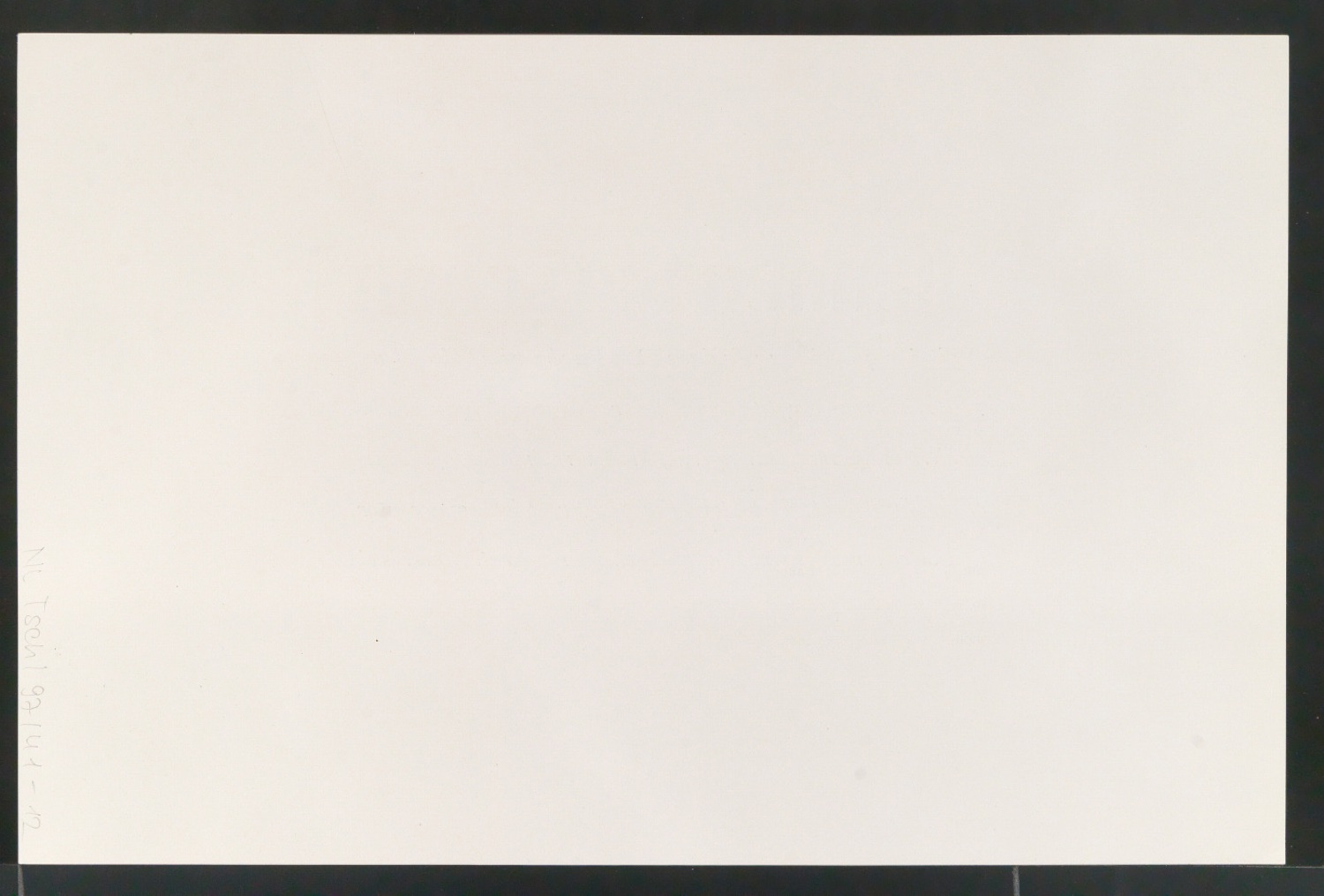 Probedrucke von Schriftproben für Schablonenschrift für die Stempel AG — Blatt 92