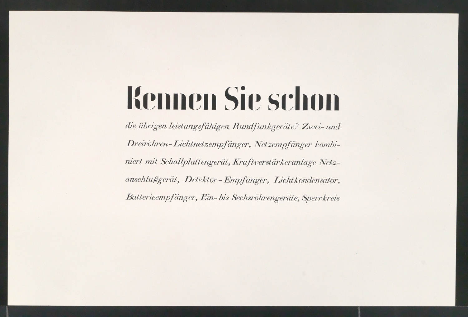 Probedrucke von Schriftproben für Schablonenschrift für die Stempel AG — Blatt 93