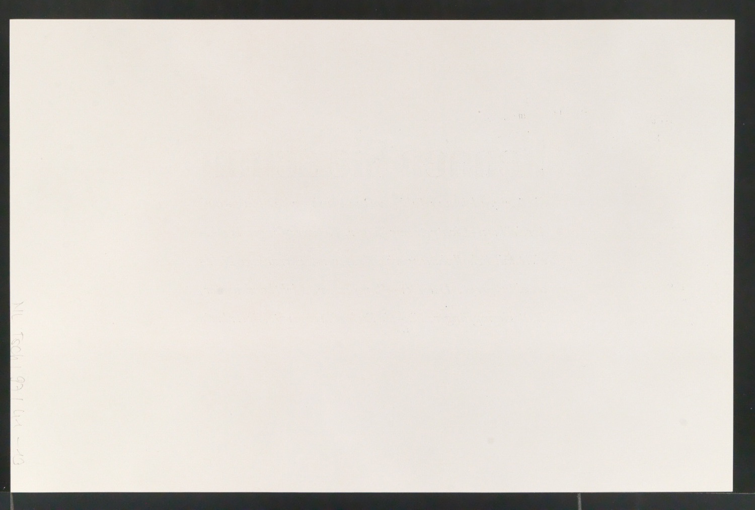 Probedrucke von Schriftproben für Schablonenschrift für die Stempel AG — Blatt 94
