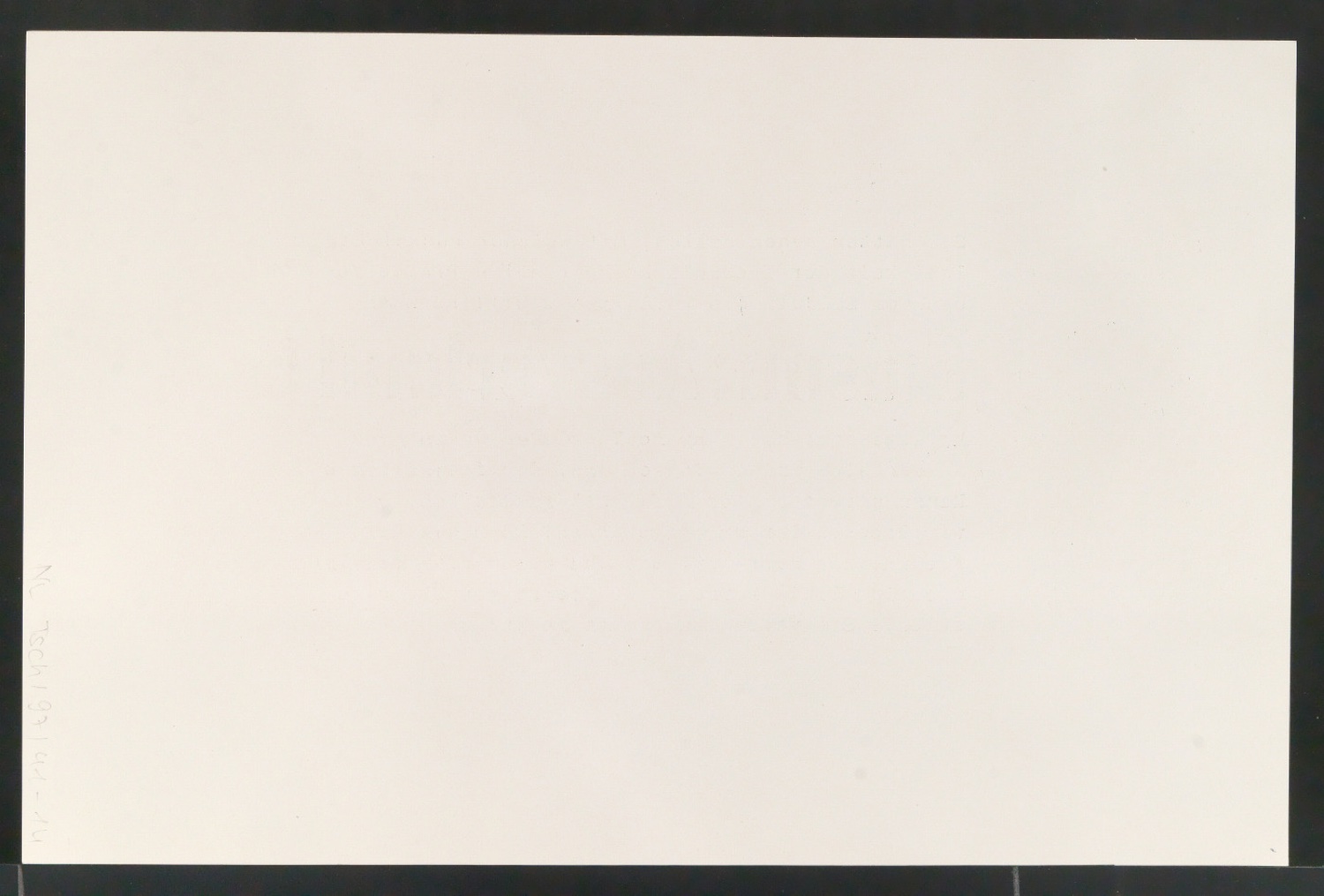 Probedrucke von Schriftproben für Schablonenschrift für die Stempel AG — Blatt 96