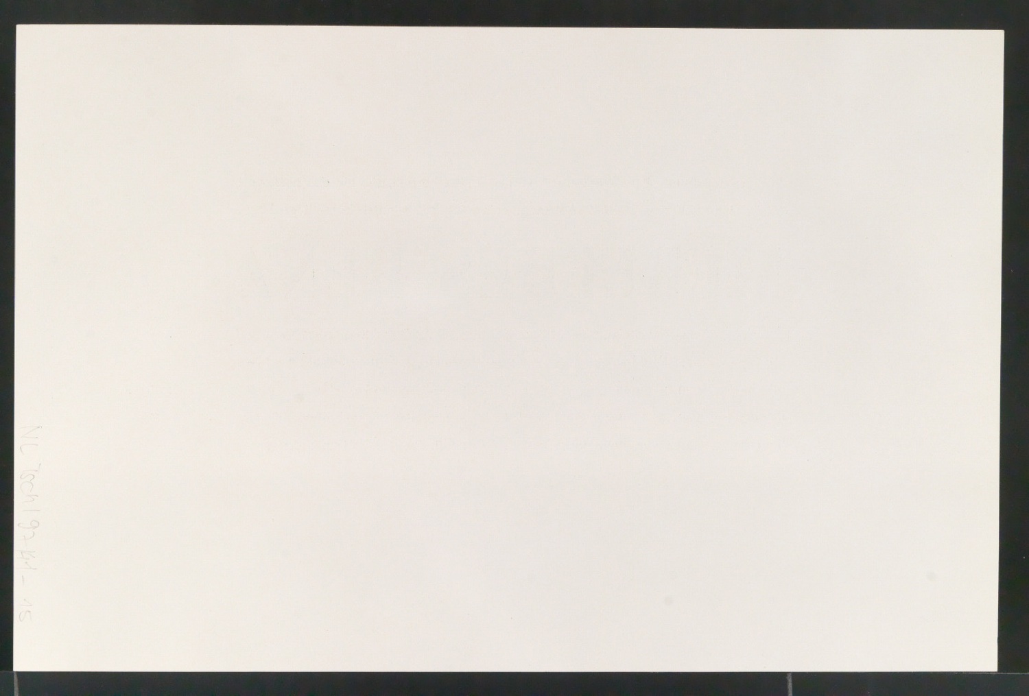 Probedrucke von Schriftproben für Schablonenschrift für die Stempel AG — Blatt 98