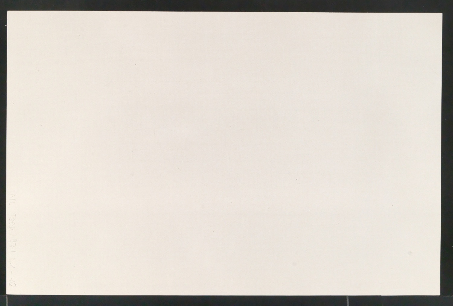 Probedrucke von Schriftproben für Schablonenschrift für die Stempel AG — Blatt 100