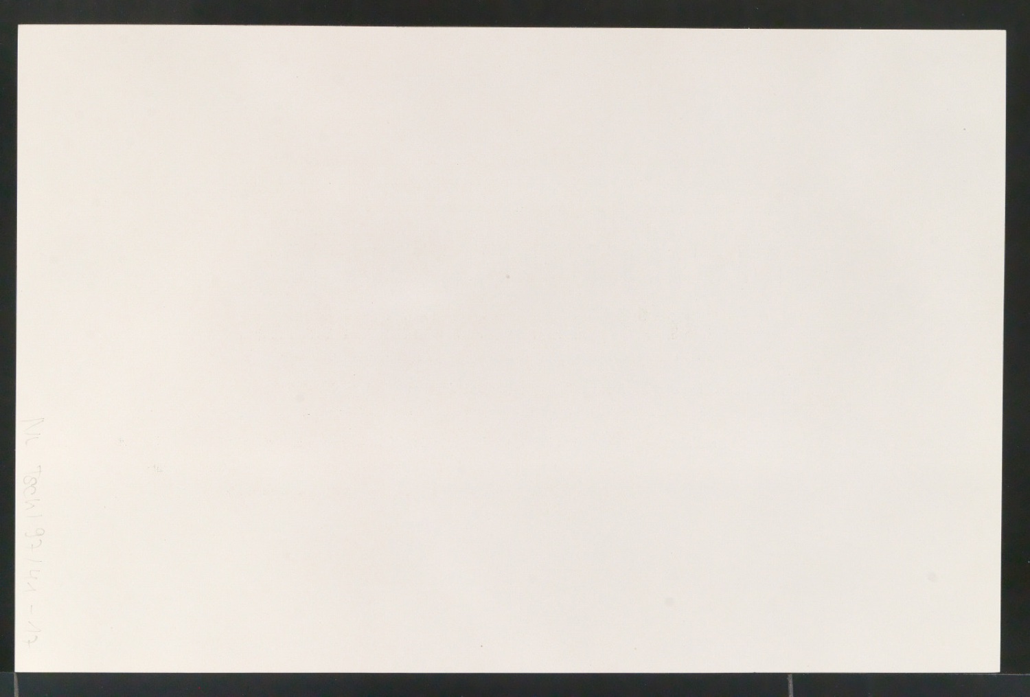Probedrucke von Schriftproben für Schablonenschrift für die Stempel AG — Blatt 102