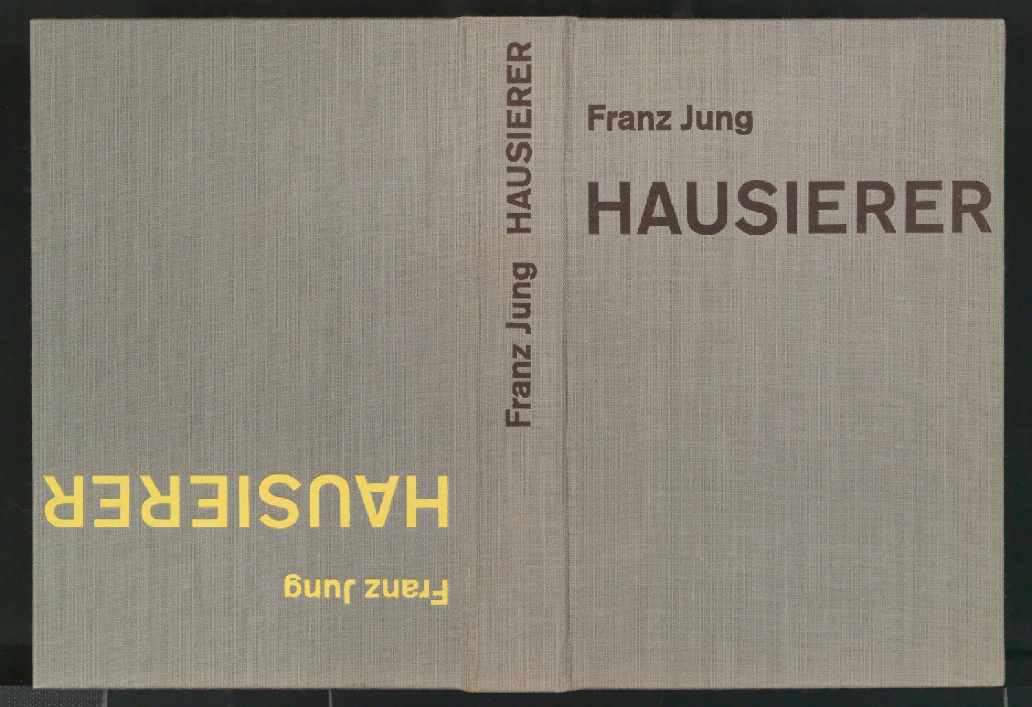 Einbanddecke für Hausierer — Blatt 1