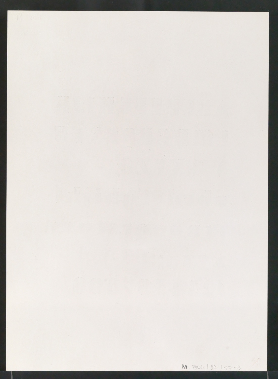 Probedrucke der Transito — Blatt 2