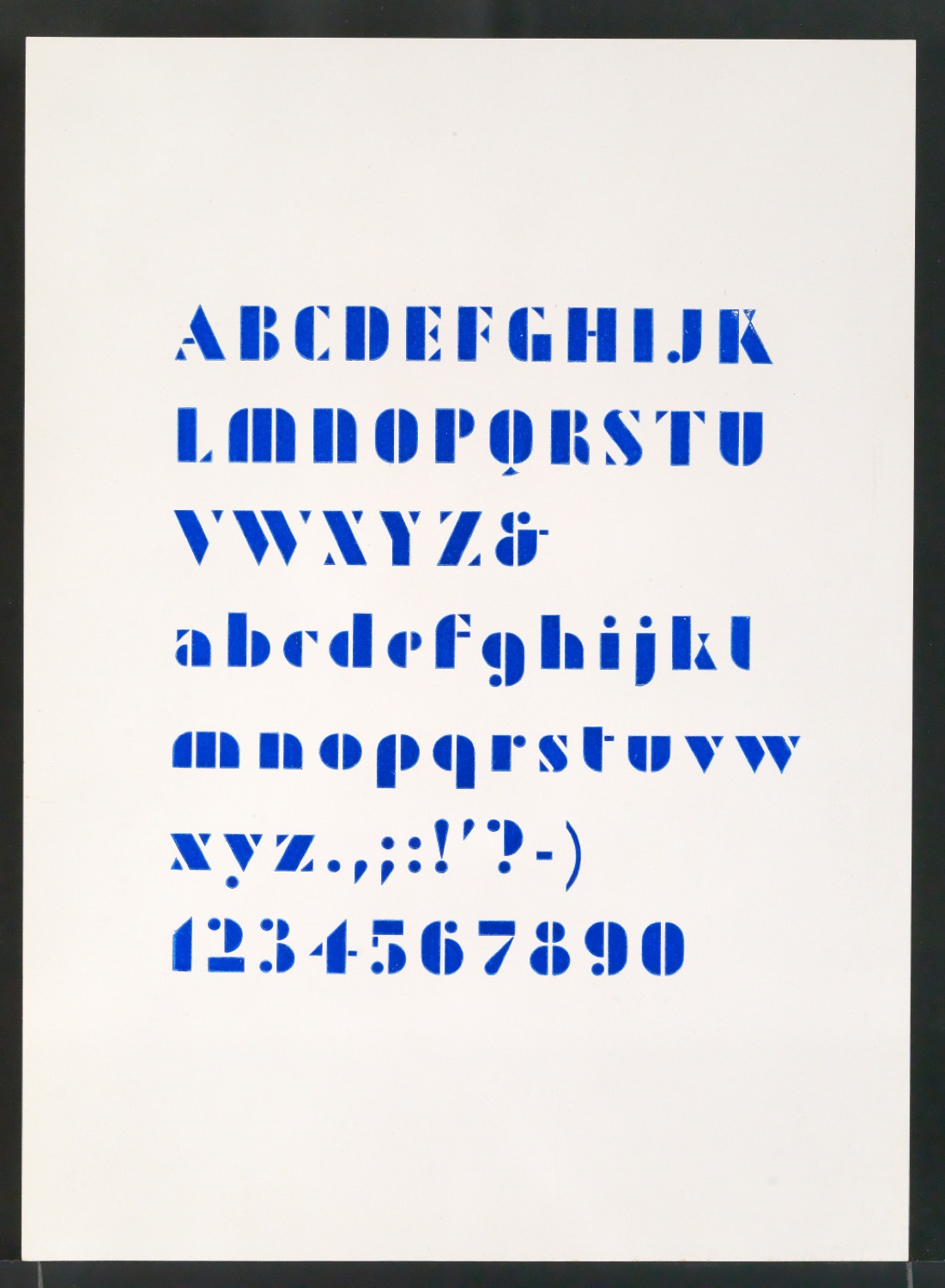 Probedrucke der Transito — Blatt 3