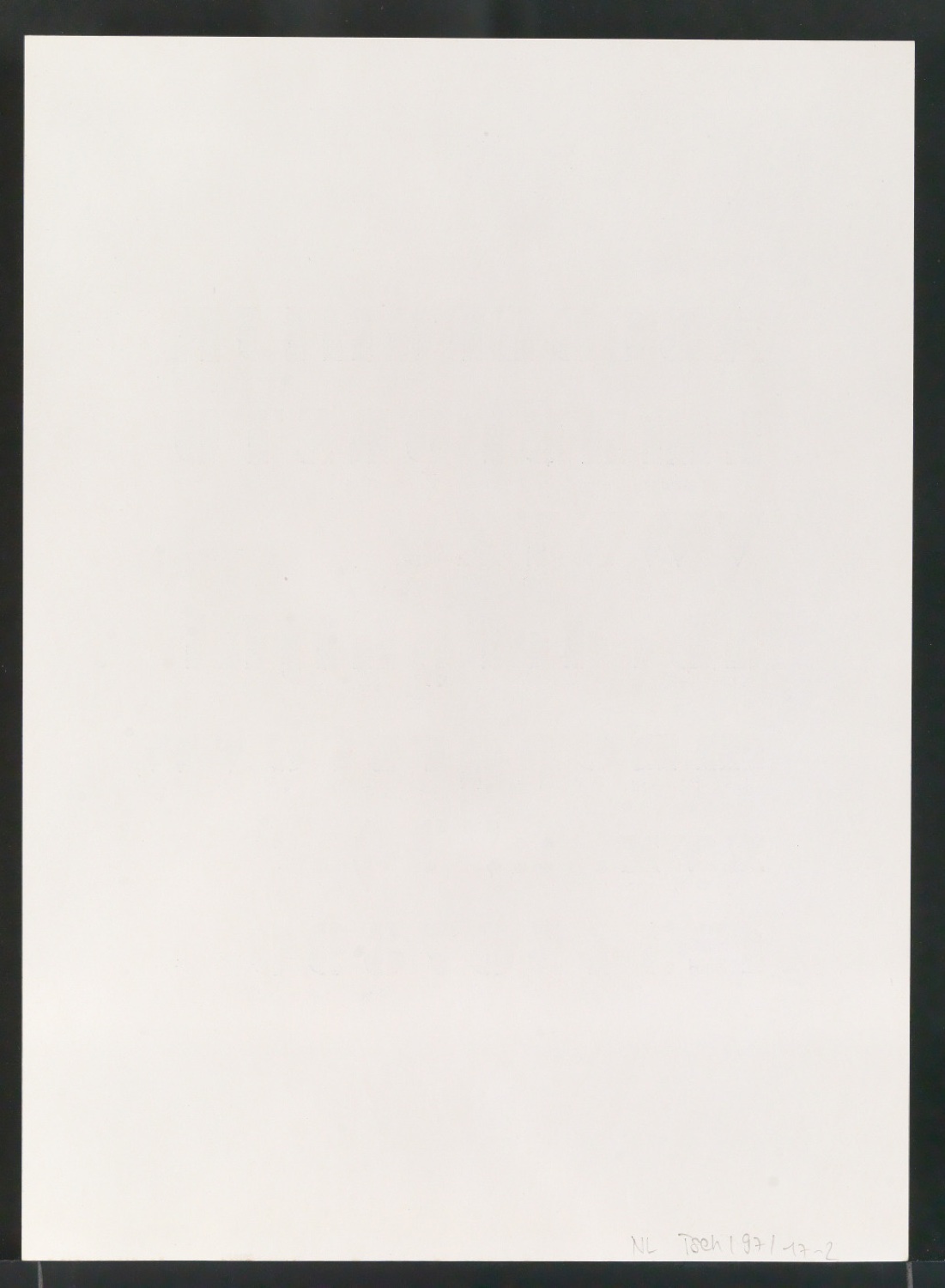Probedrucke der Transito — Blatt 4