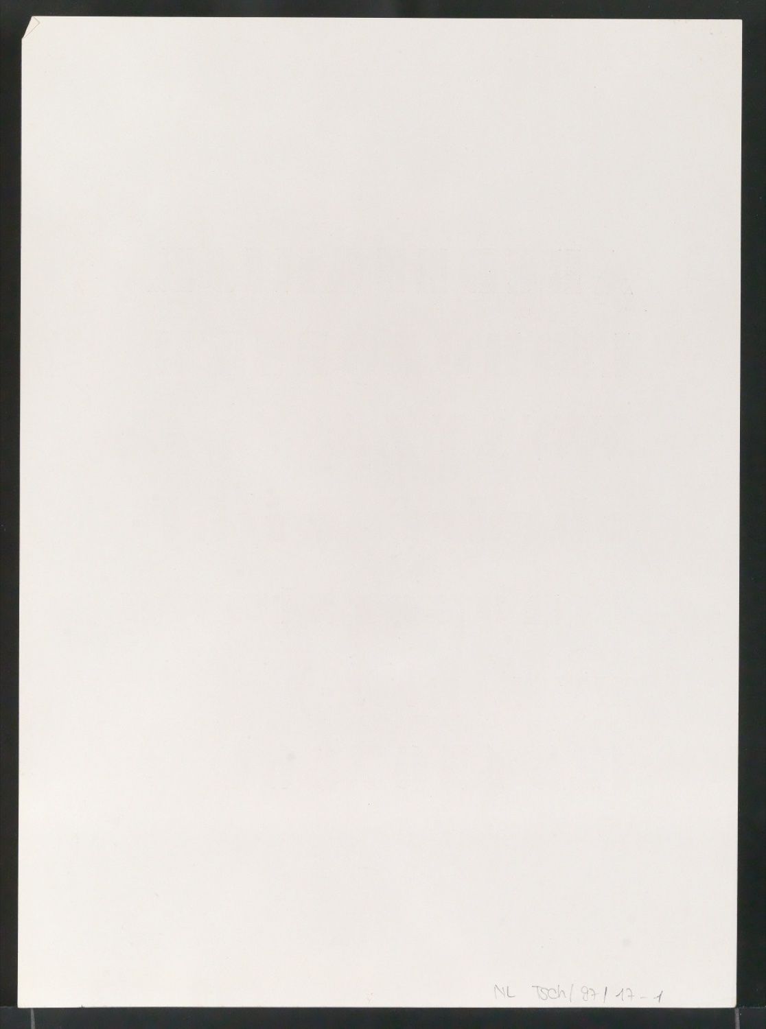 Probedrucke der Transito — Blatt 6