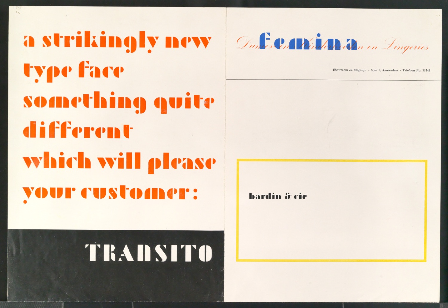 Schriftproben der Transito — Blatt 4