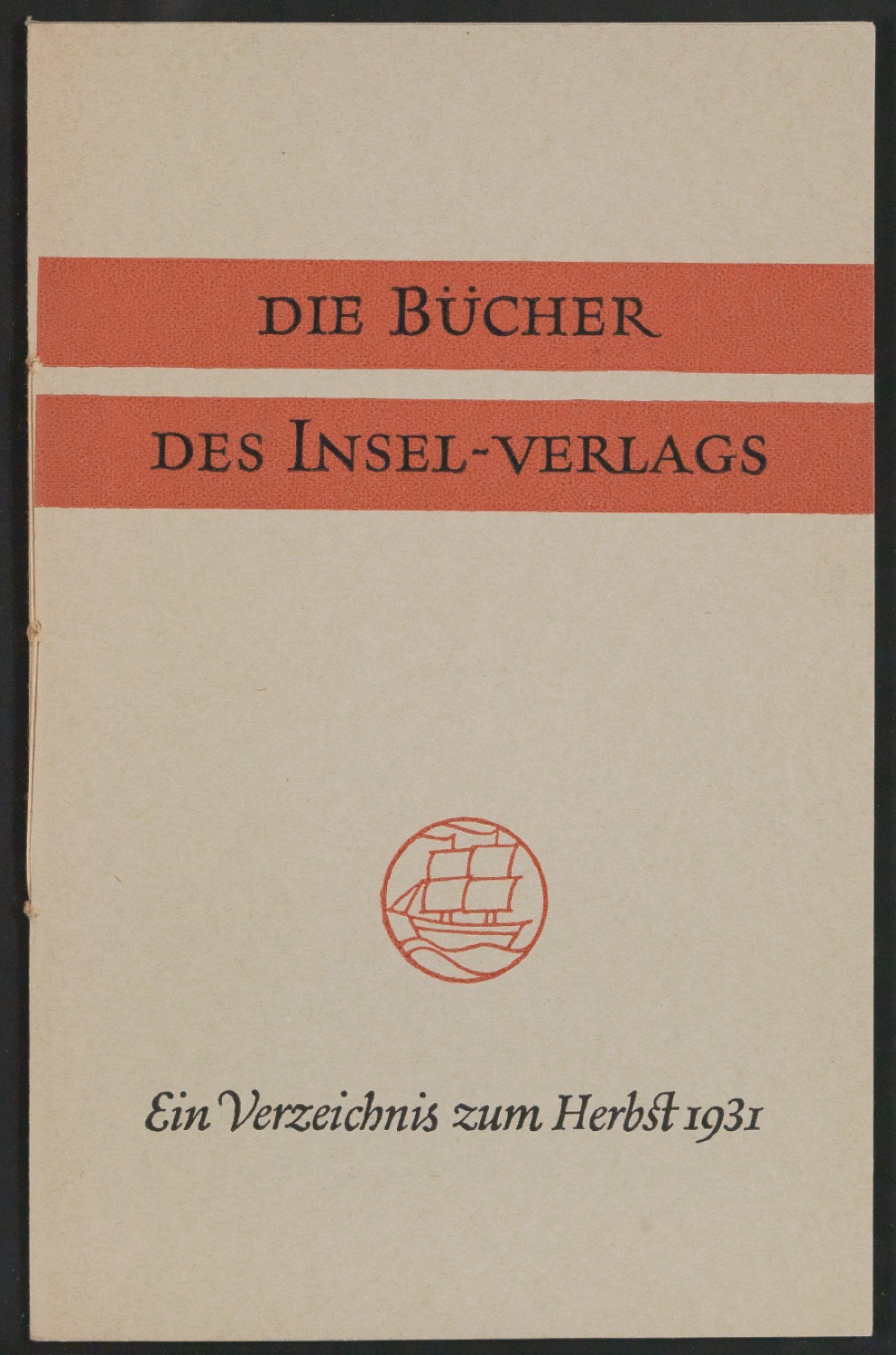 Bücher des Insel-Verlags — Blatt 1