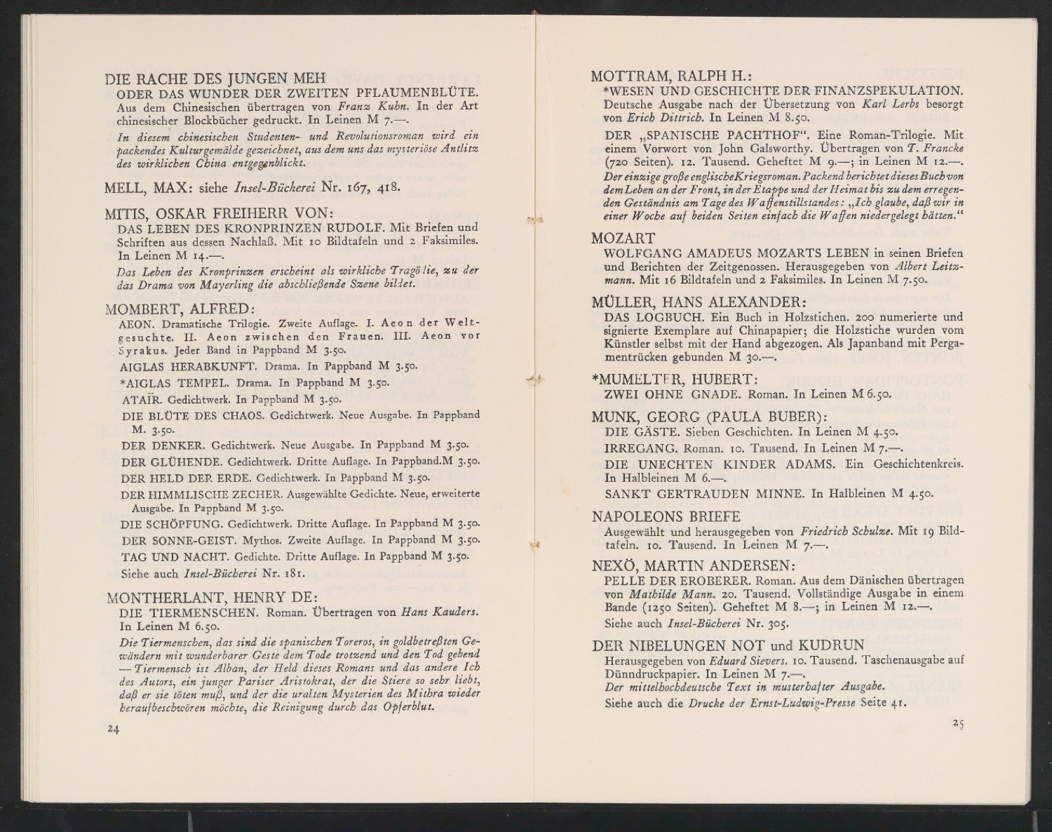 Bücher des Insel-Verlags — Blatt 14