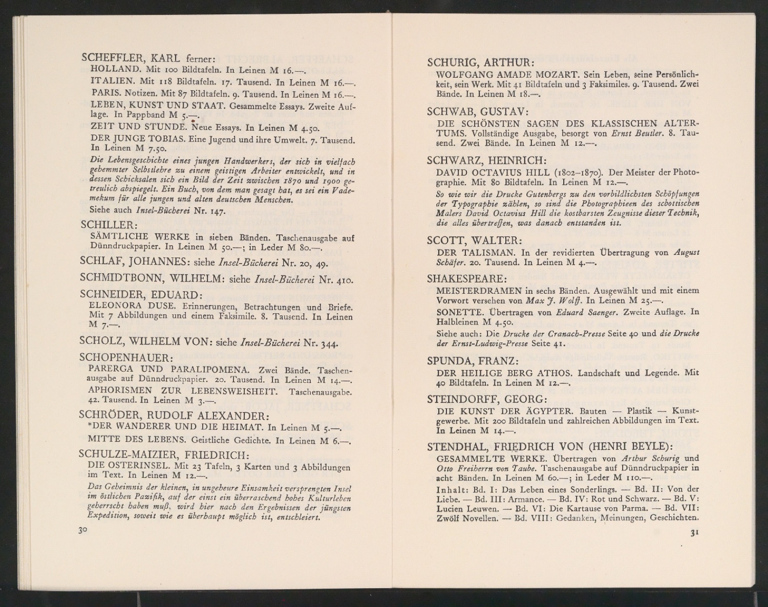 Bücher des Insel-Verlags — Blatt 17