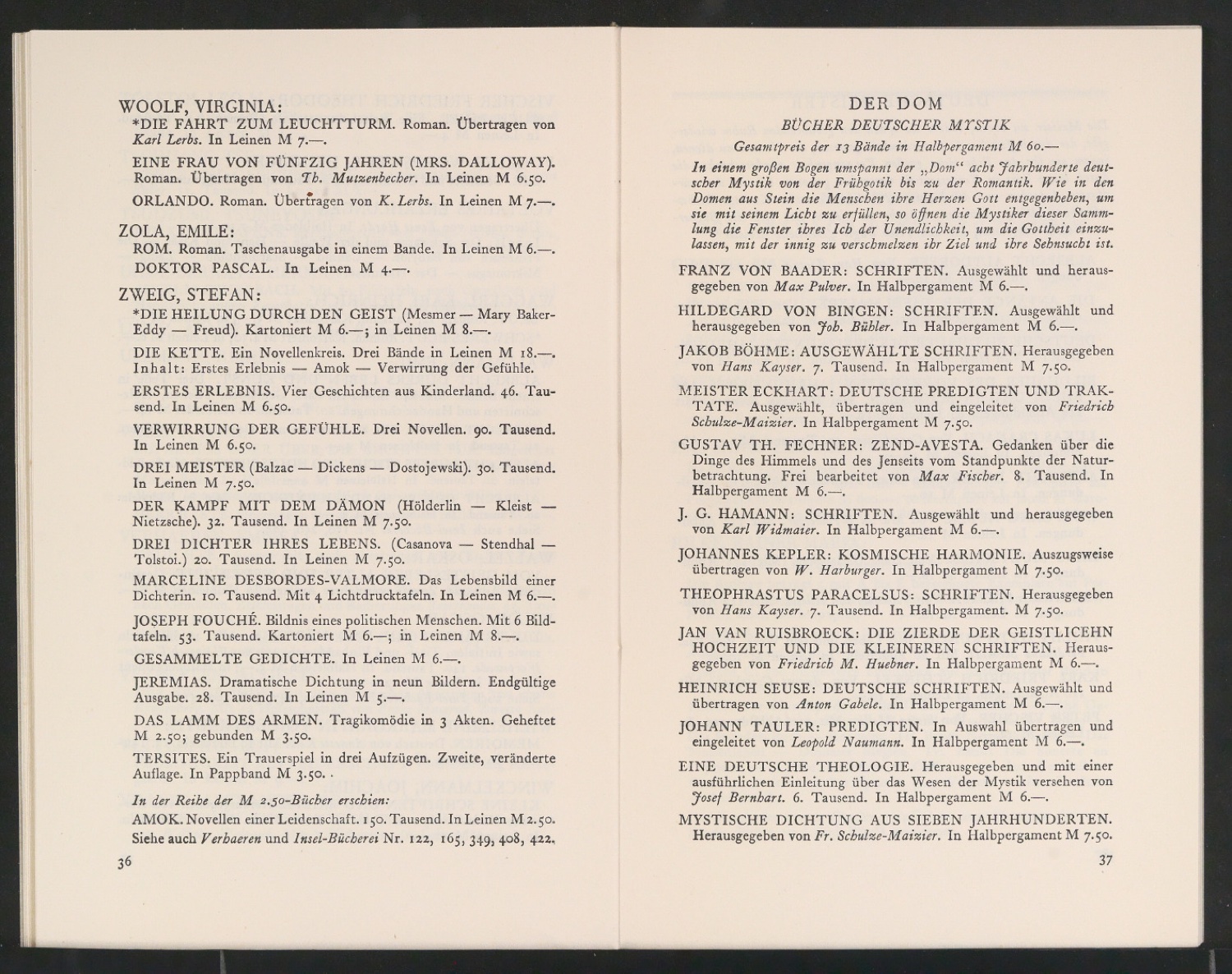 Bücher des Insel-Verlags — Blatt 20