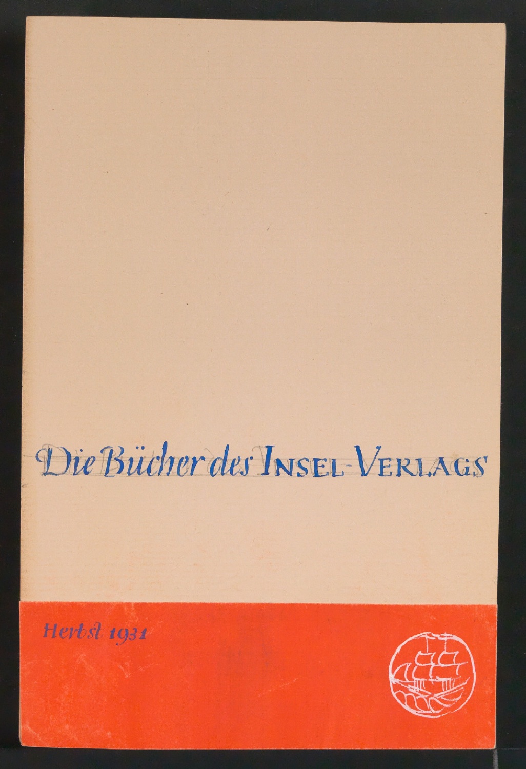 Drei Entwürfe für den Umschlag von Die Bücher des Insel-Verlages 1931 — Blatt 3