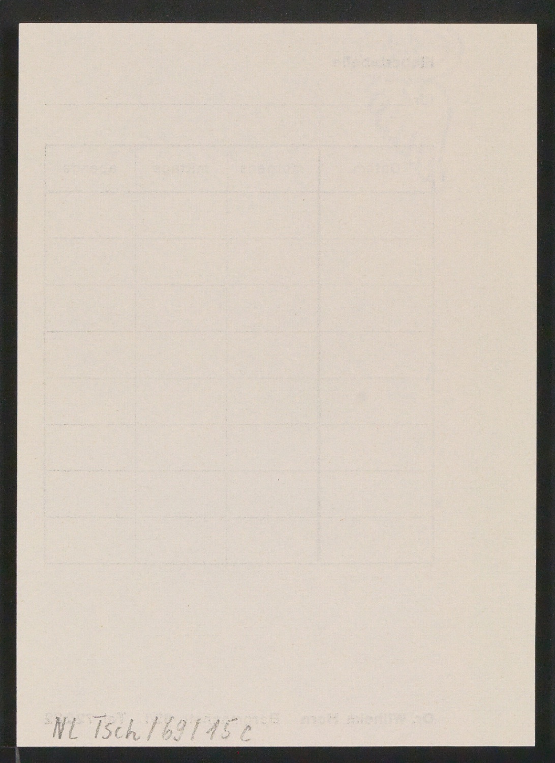 Drucksachen für Dr. Wilhelm Horn Arzt und Geburtshelfer — Blatt 6
