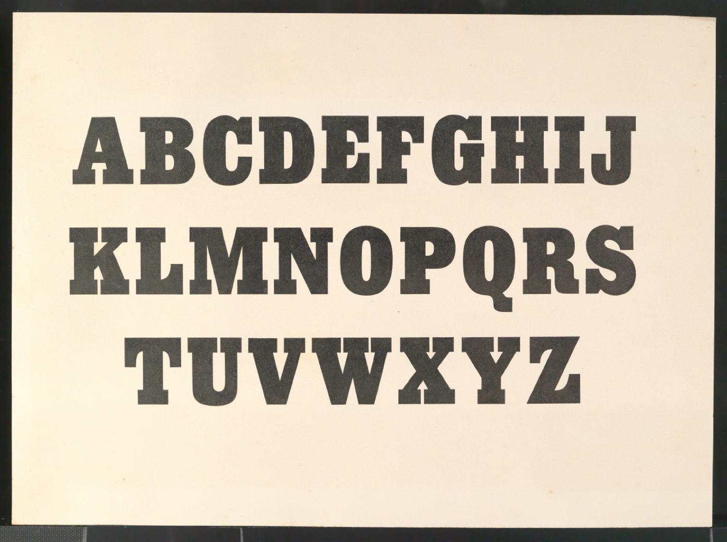 Schriftproben einer Egyptienne — Blatt 9