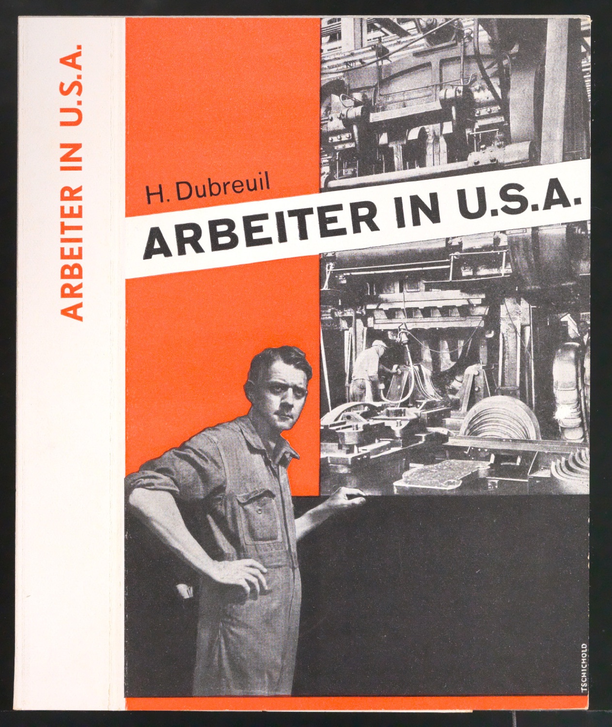 Bucheinband für Arbeiter in USA — Blatt 1