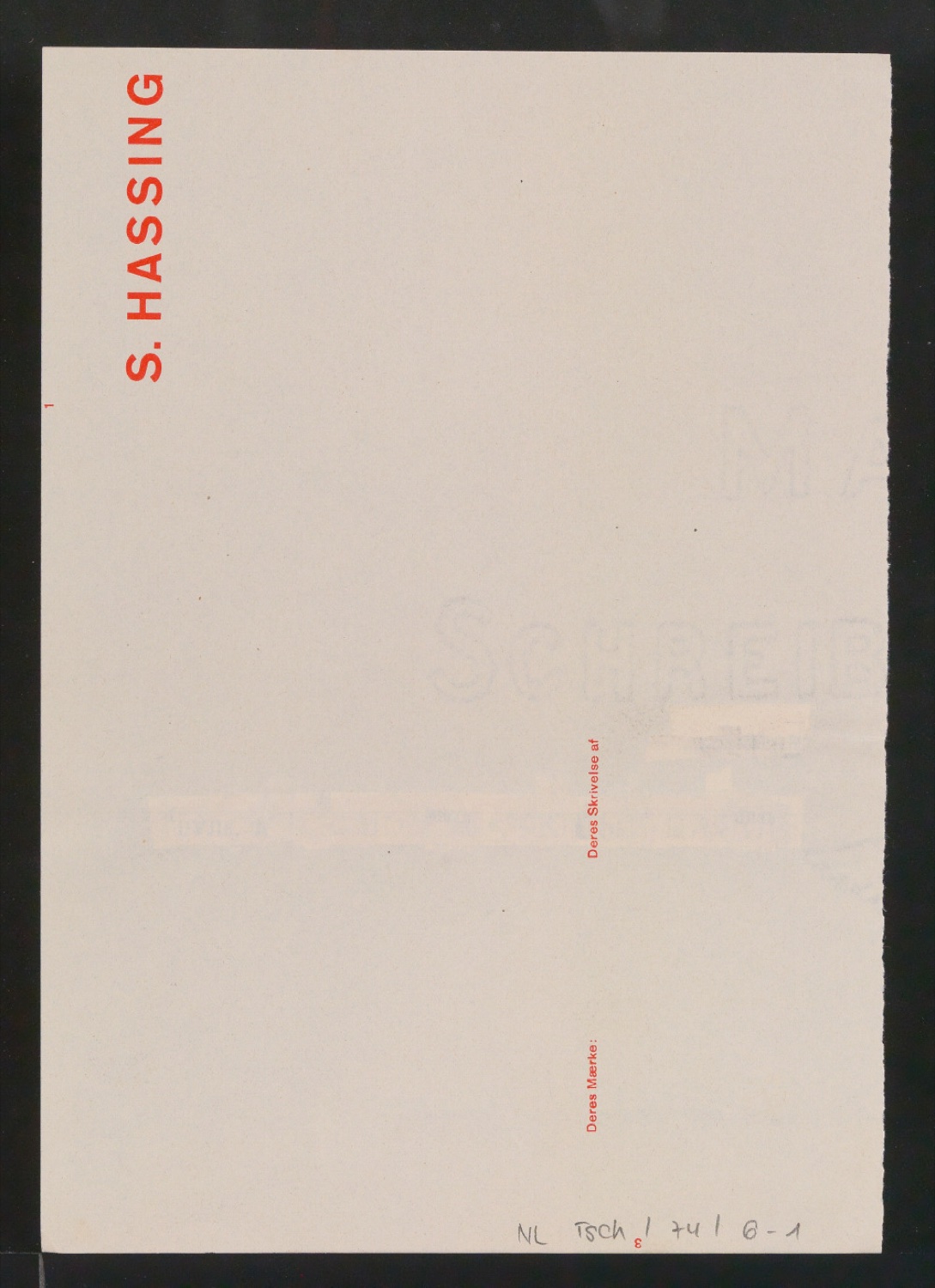 Entwurfszeichnung und Probedruck für den Bucheinband von handbuch der neuen typografie — Blatt 2