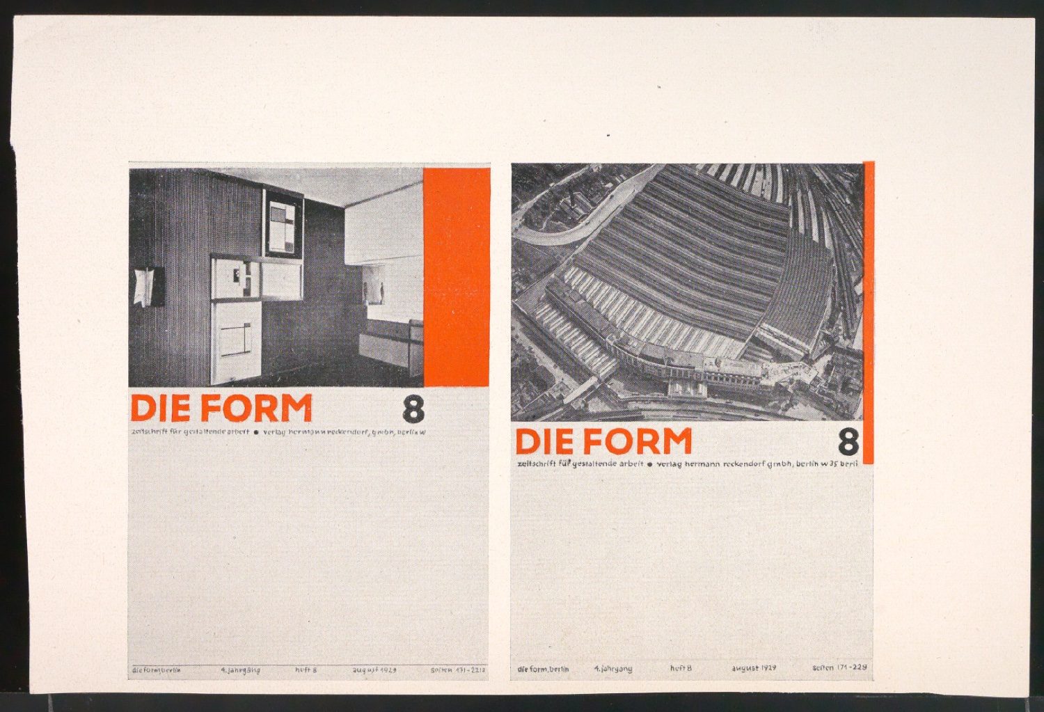 Wettbewerbsbeitrag Entwurf für Zeitschriftenumschlag von die form — Blatt 4