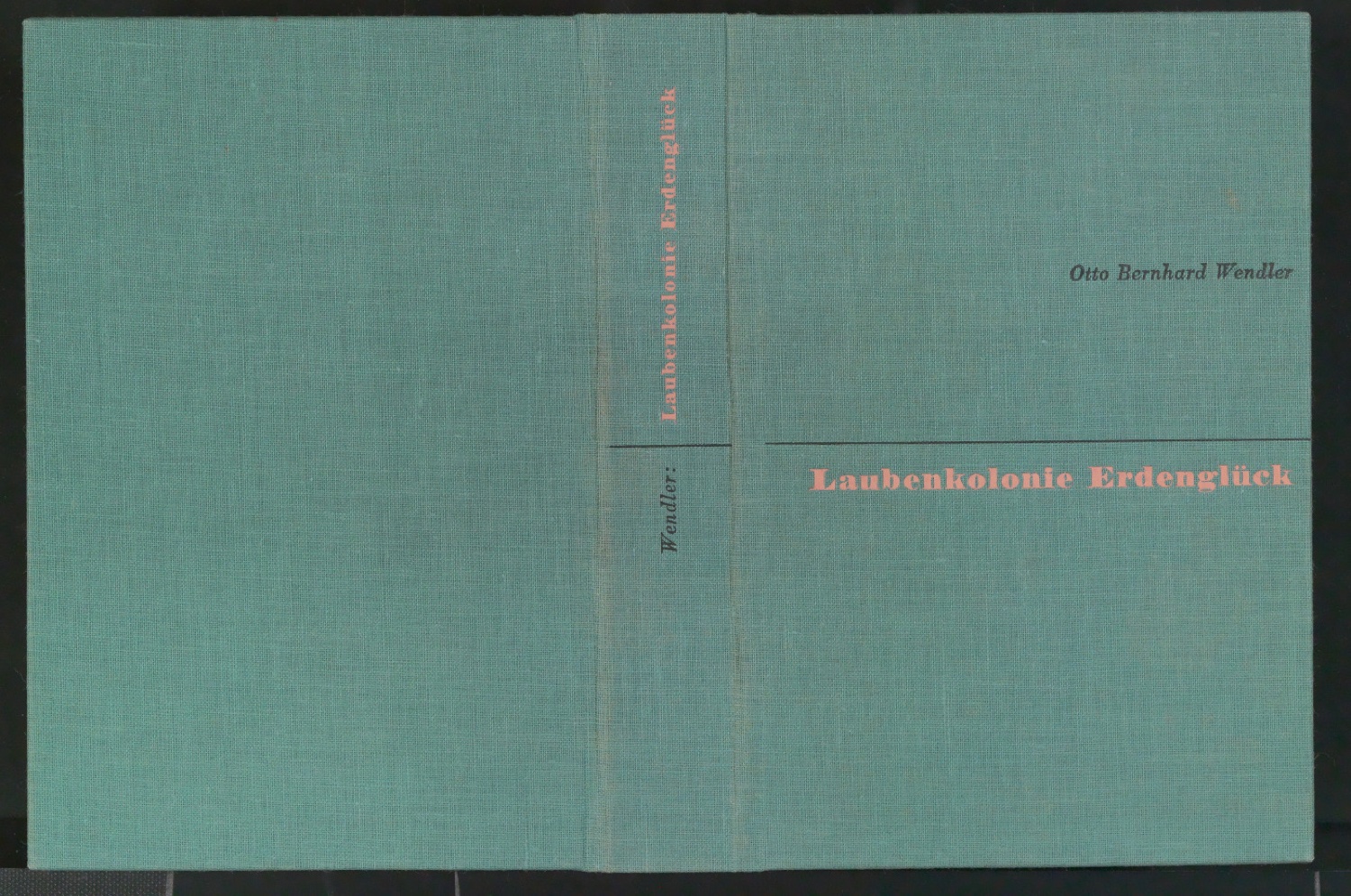 Einbanddecke für Laubenkolonie Erdenglück — Blatt 1