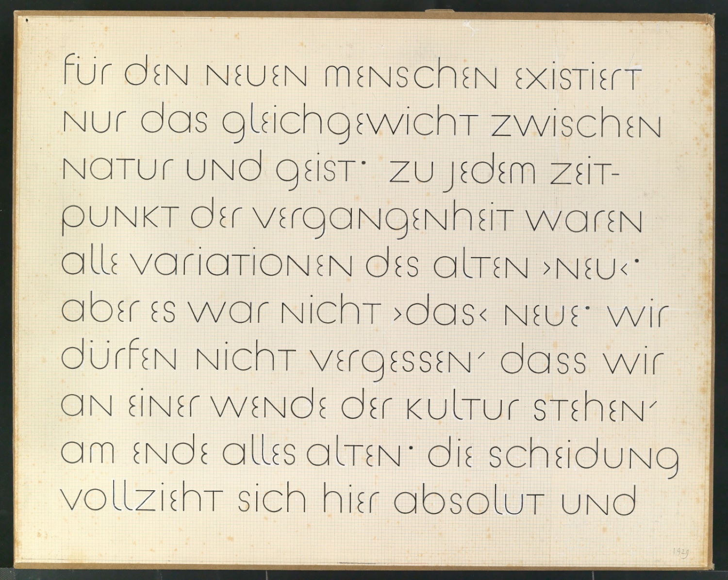 Tafeln mit Schriftproben für versuch einer neuen schrift — Blatt 1