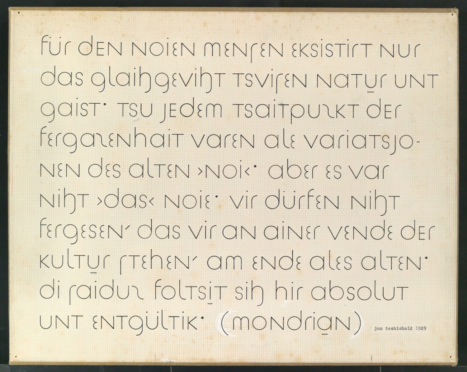 Tafeln mit Schriftproben für versuch einer neuen schrift — Blatt 3