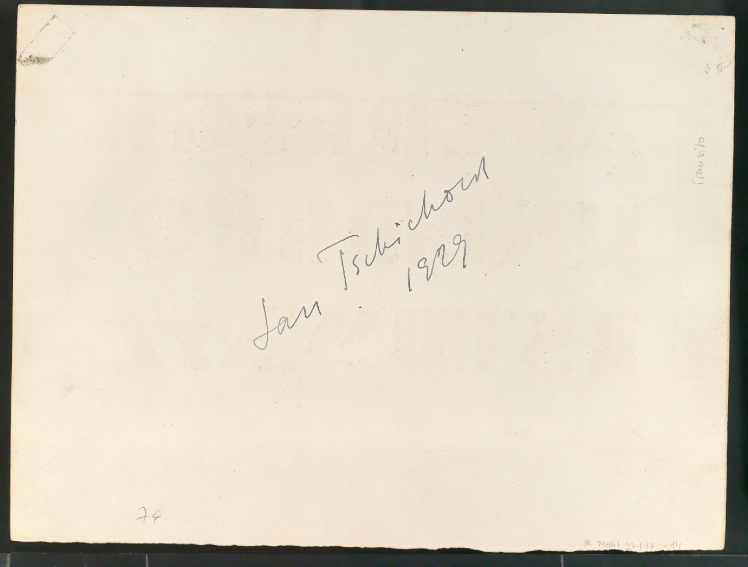 Entwurfszeichnungen der Transito — Blatt 8