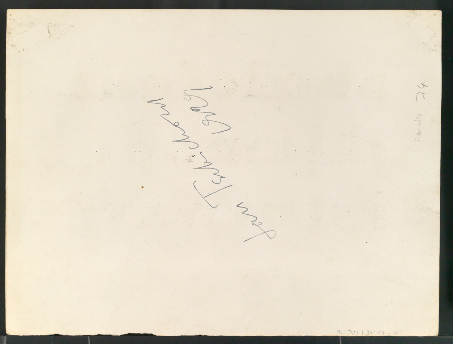 Entwurfszeichnungen der Transito — Blatt 10