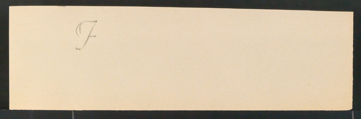 Entwurfszeichnungen verschiedener Schrifttypen — Blatt 7